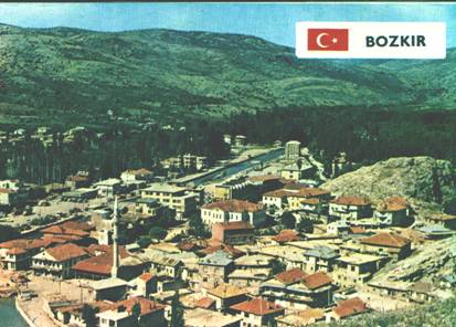 Bozkır’ın İlk Renkli Fotoğrafının (Kartpostalının) Ön Yüzü